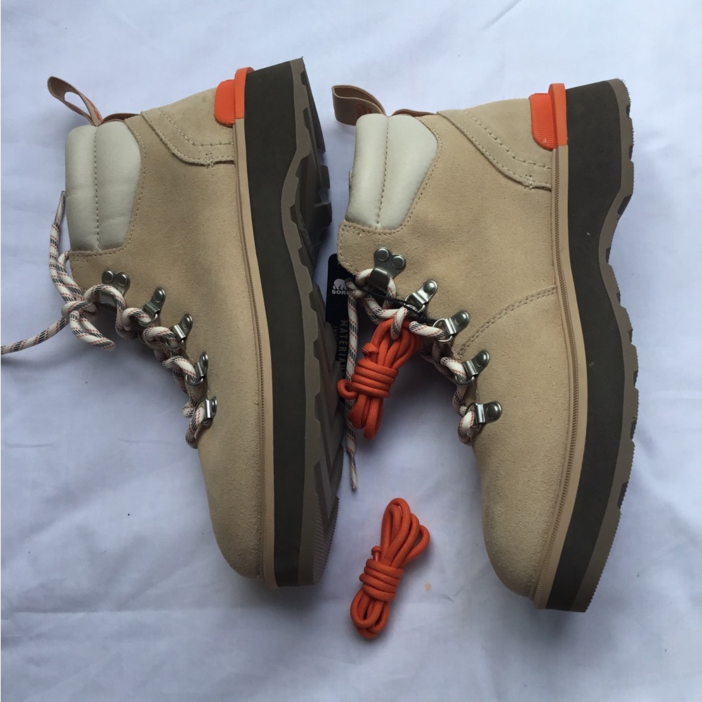 Sorel Women's Boots in Tan and Orange - Picture 10 of 14